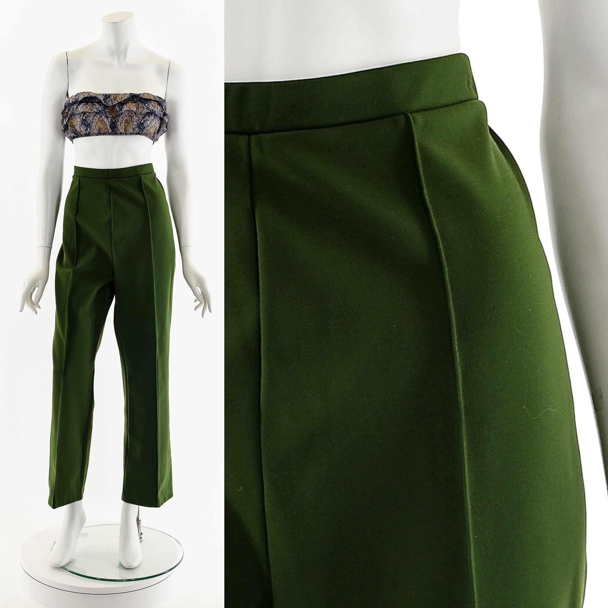 【T/C PRESSED TROUSER】 Bottle Green ０ Belgravia Ponte Pants-Hunter Green | Boden USA