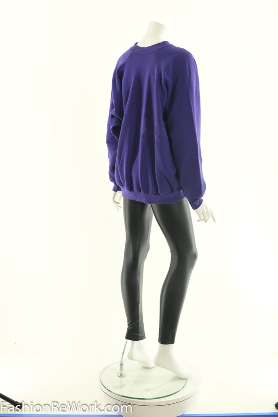 Purple Oversize Comfy Crewneck - image 6