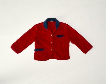 Red Corduroy Children's Jacket