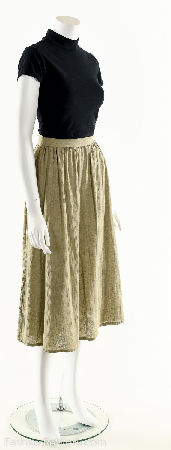 MINIMALIST Gauze Skirt, Beige India Gauze Skirt, … - image 4