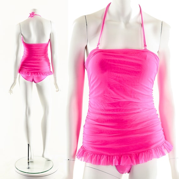 Princess Barbie Swimsuit,00's Y2K One Piece Suit,B