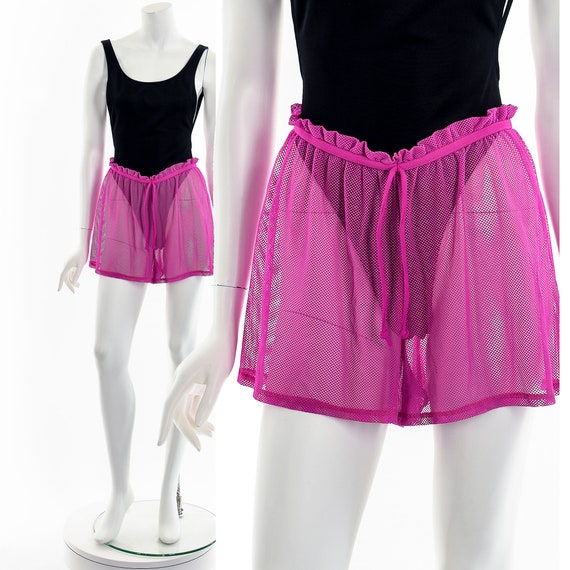 Hot Pink Mesh Shorts