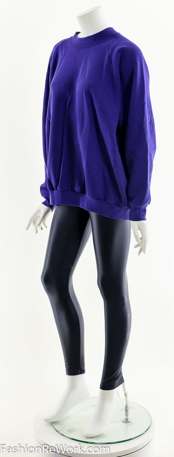 Purple Oversize Comfy Crewneck - image 10