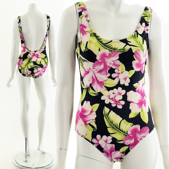 Coconut Girl Low Back Swimsuit,Vintage 80’s Swims… - image 3