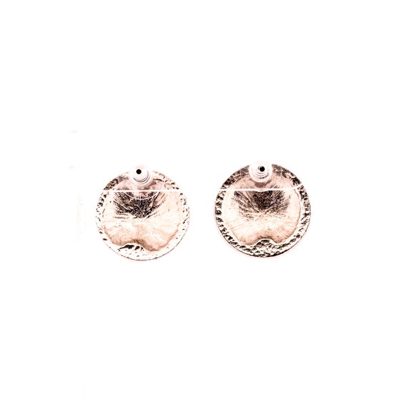 Cosmic Rose Marble Statement Earrings - image 5