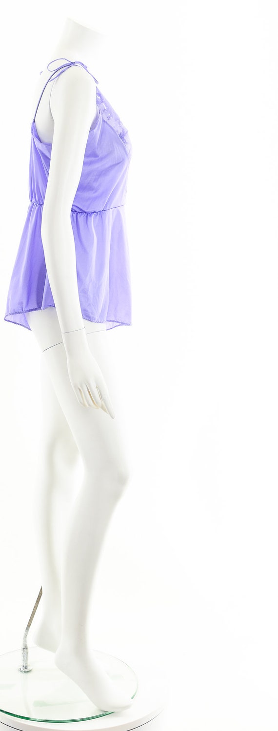 Purple Lace Bodysuit Romper Onesie - image 5