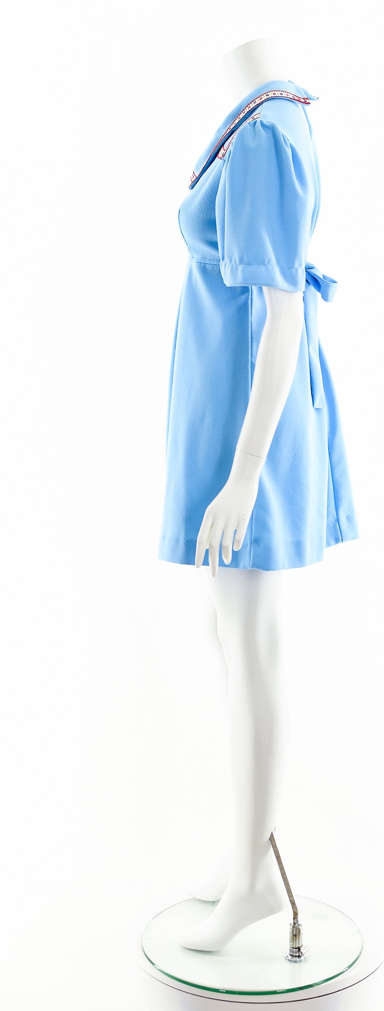ワンピース 1960s Baby blue puff sleeves dress Blue 60s Mini Dress Baby Doll Style - Etsy