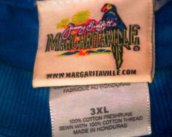 Orlando Margaritaville Jimmy Buffet Parrothead Blue Mineral Washed