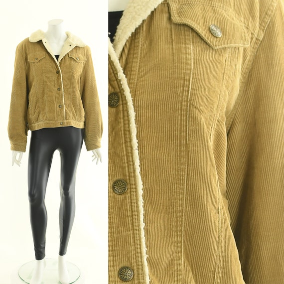 Corduroy Sherpa Workwear Jacket - image 3