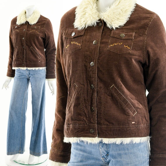 vintage corduroy far jacket 90s