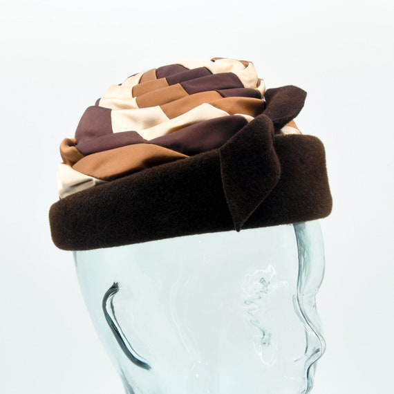 Chocolate Caramel Swirl Wrap Hat - image 8