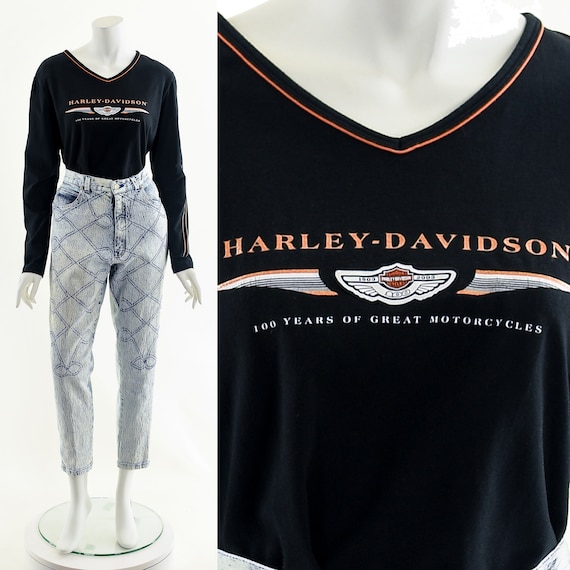 Harley Davidson Long Sleeve Tee,Vintage Harley Da… - image 1