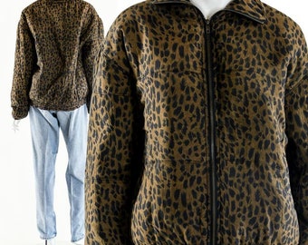 Leopard Silk Jacket Animal Cheetah Print