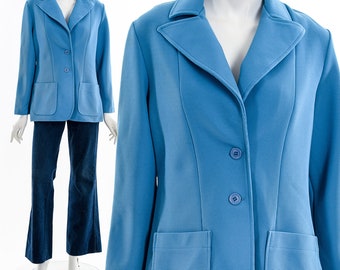 Chaqueta blazer azul de los años 60