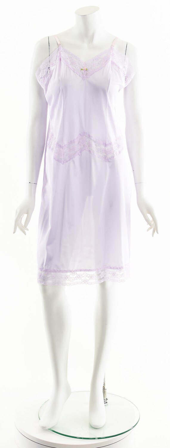 Lavender Purple Lace Slip Dress - image 4