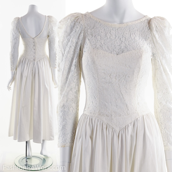 LAURA ASHLEY Wedding Dress, Vintage Laura Ashley … - image 1