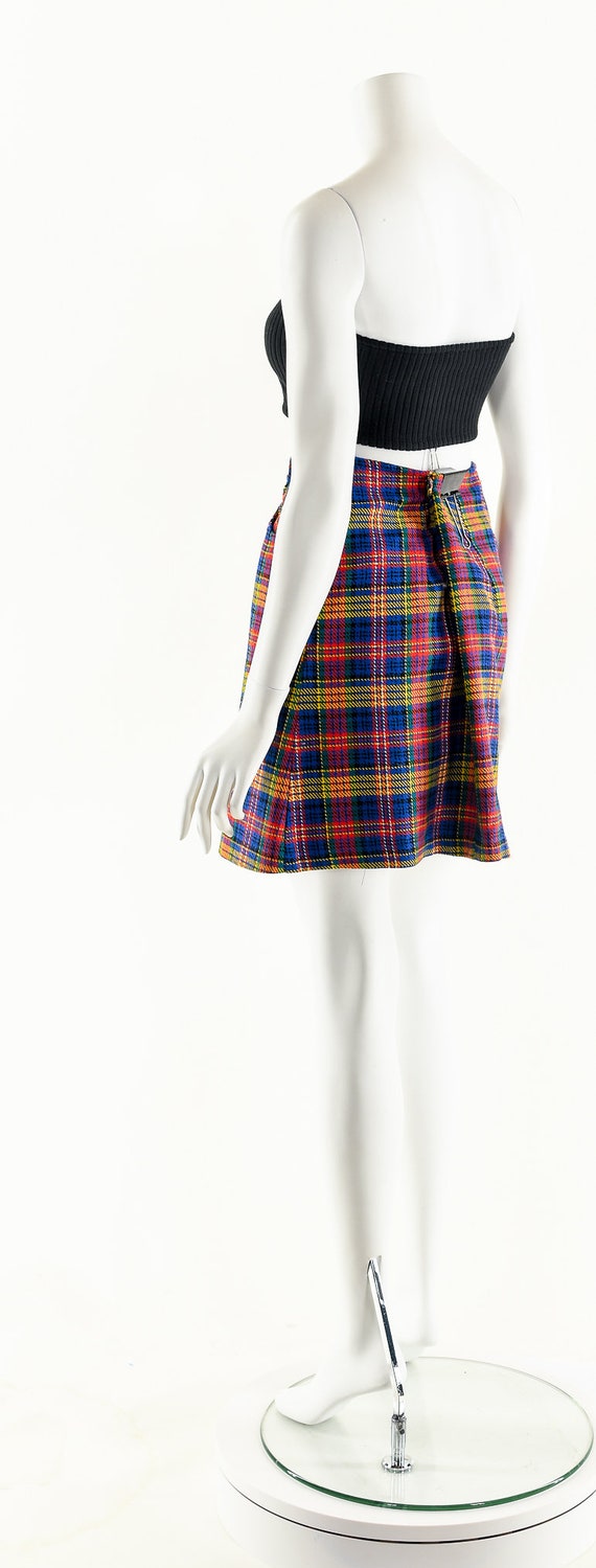 RAINBOW Plaid Skirt,Plaid Mini Skirt,Schoolgirl S… - image 8