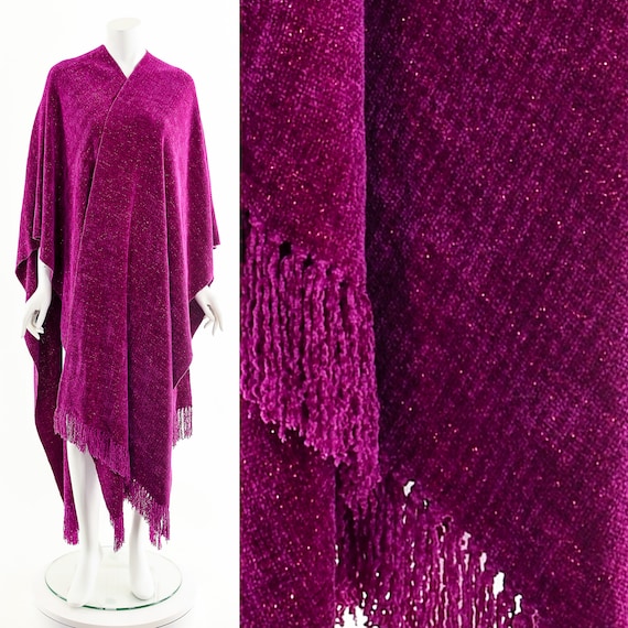 LAISE ADZER Kimono Coat,Rare Handwoven Shawl Cape… - image 3