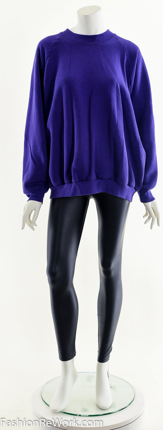 Purple Oversize Comfy Crewneck - image 4