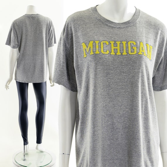 University of Michigan Vintage Heather Tee - image 2