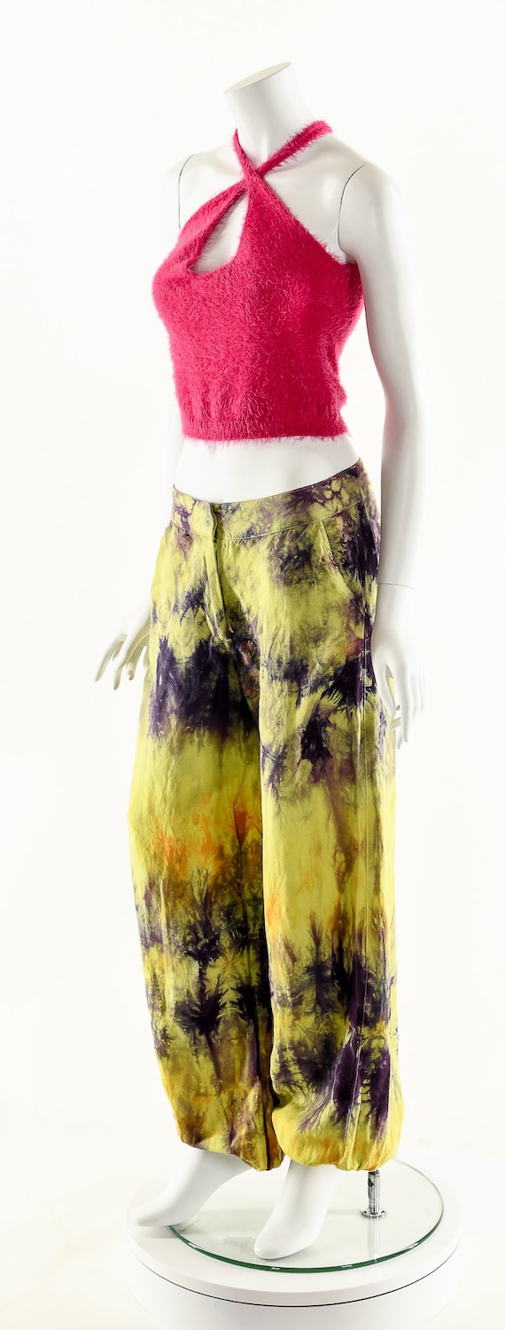 Rainbow Tie Dye Pants,Vibrant Tie Dye Jogger Pant… - image 10