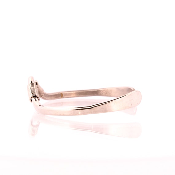 Minimalist Silver Cuff Bracelet - image 3
