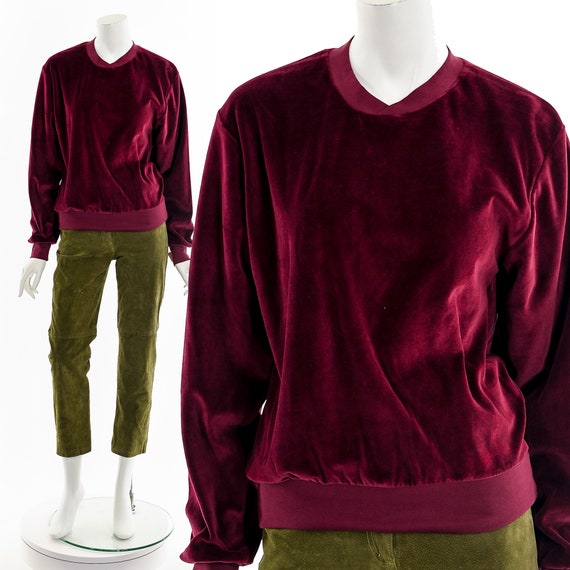 Red Velvet Pullover - image 1