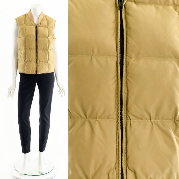 Quilted Puffer Vest,Down Quilt Vest,Vintage Hunti… - image 1