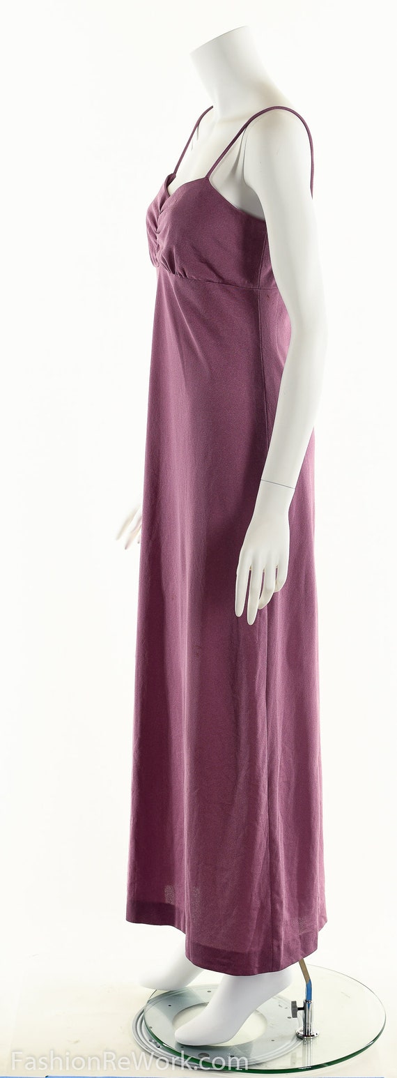 Purple Dress, 70's Purple Dress, Dress Set, Purpl… - image 10