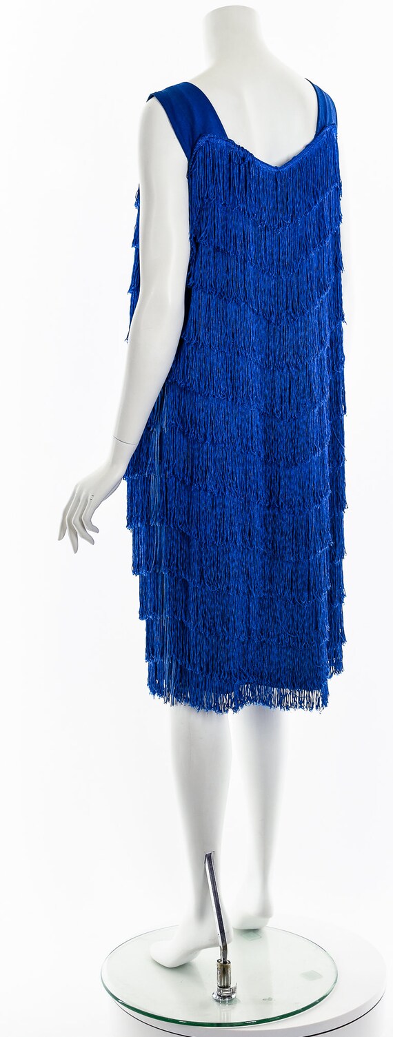 Cobalt Blue Full Fringe Dress Gem