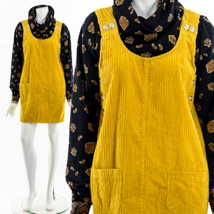 Marigold Corduroy Jumper Dress