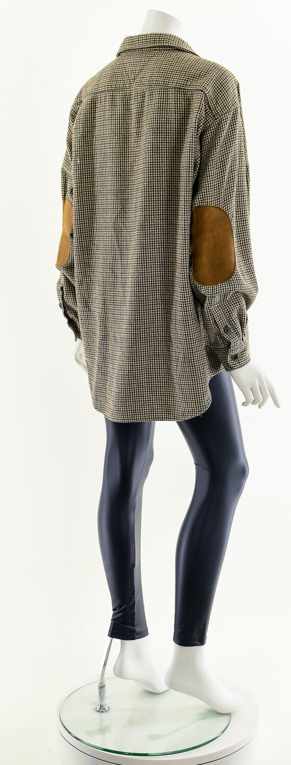 Tommy Hilfiger wool houndstooth button up - image 6