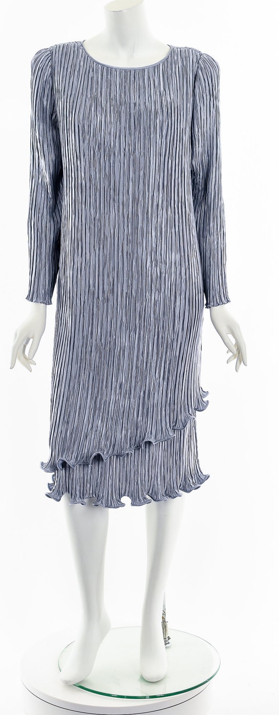 Alfie Midi Dress in Ice Blue