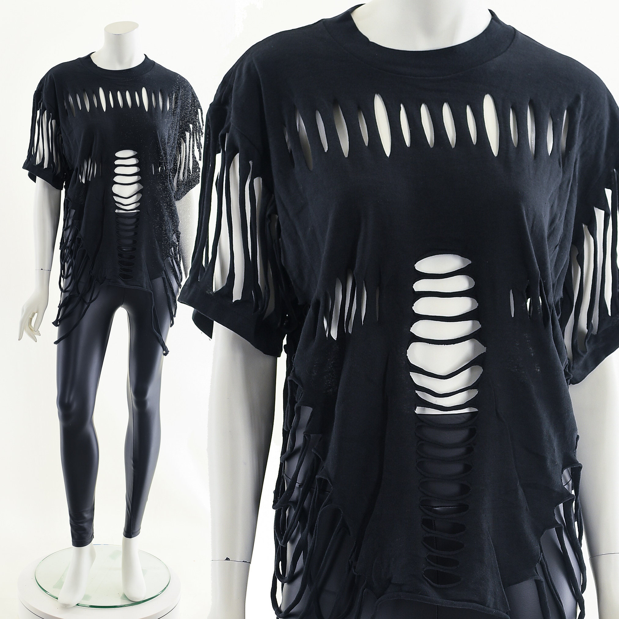TSTS [exclusive]DRUNKEN DESIGNER'S T-SHIRTS L/S BLACK - Mens