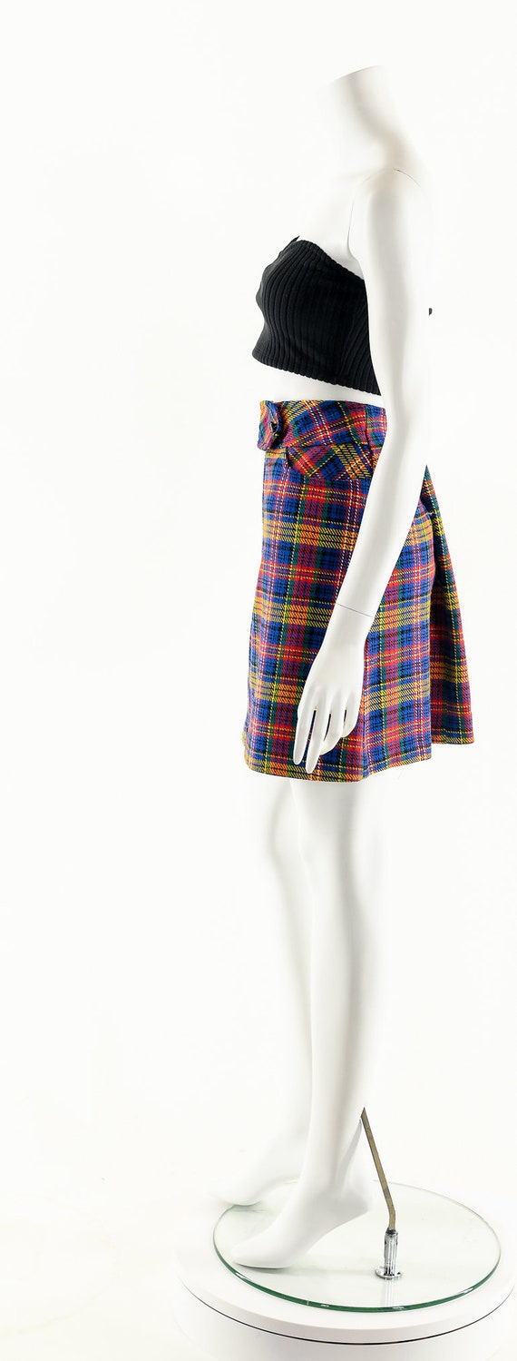 RAINBOW Plaid Skirt,Plaid Mini Skirt,Schoolgirl S… - image 9