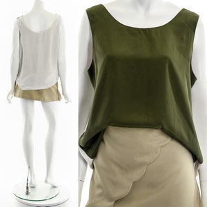 Reversible Color-Blocked Tank Blouse