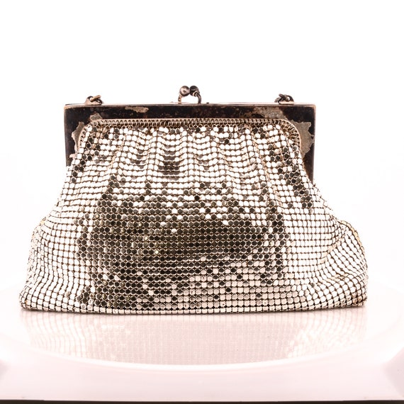 Whiting and Davis Silver Mesh Handbag - image 5