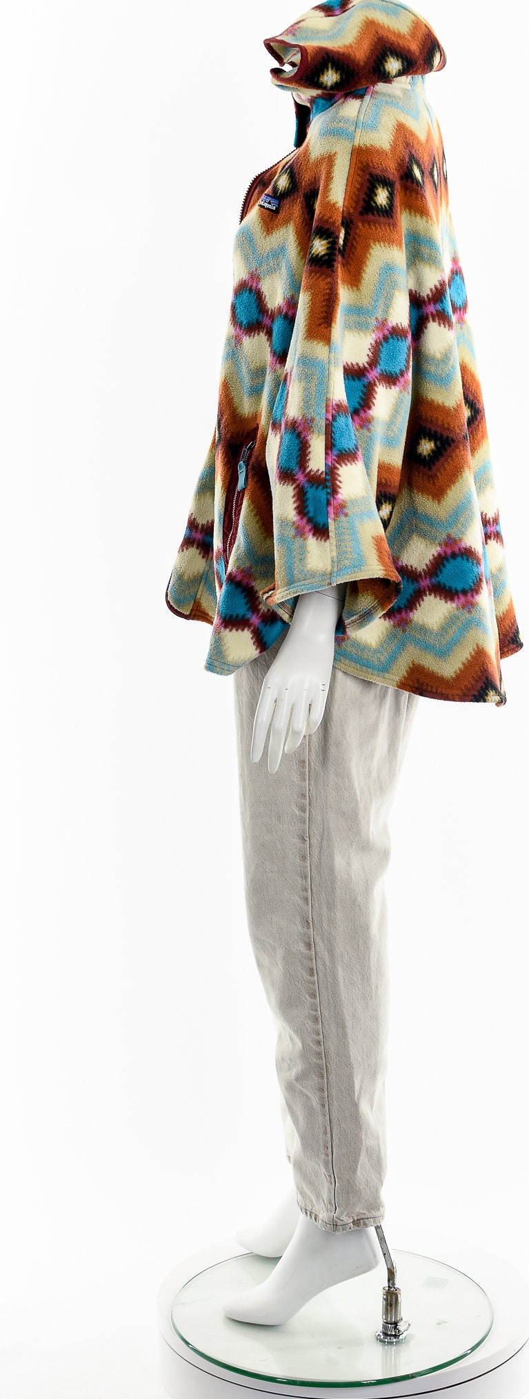 Patagonia Synchilla Poncho Timber Twist Jacket Etsy