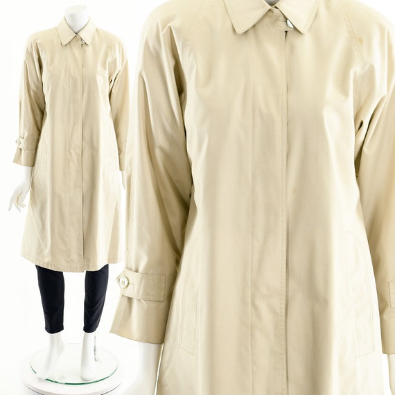 vintage london fog trenchcoat, classic trench coa… - image 2