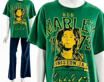 Vintage 90's Bob Marley Jamaican Singer Musician Mosquitohead Acid