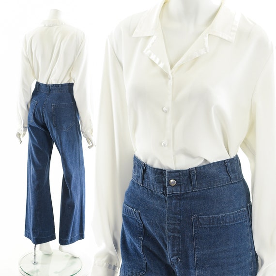 Elegant Sleeveless White Button-Down Blouse