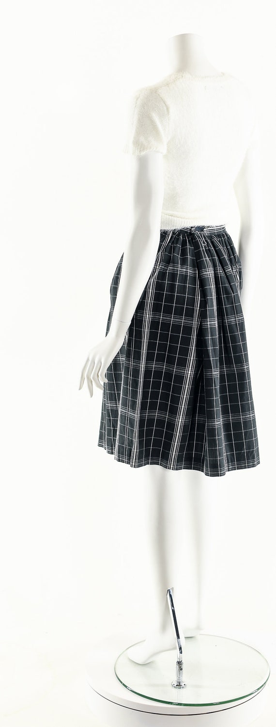 Plaid Schoolgirl Skirt,Vintage Pleated Skirt,High… - image 8