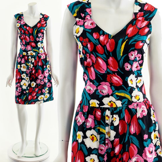 Retro Inspired Dress,80s Does 50s Dress,50s Inspi… - image 1