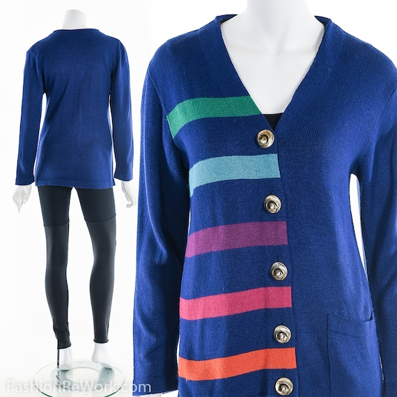 Pantone Blue Sweater, Rainbow Sweater, Rainbow St… - image 1