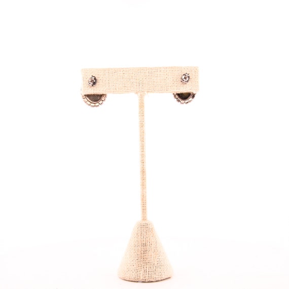 Pearl + Rhinestone Statement Earrings - image 5