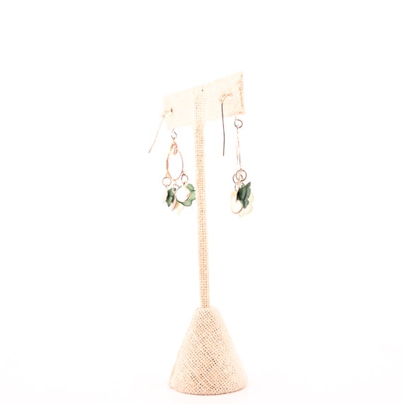 Flower Power Dreamcatcher Chandelier Earrings - image 6