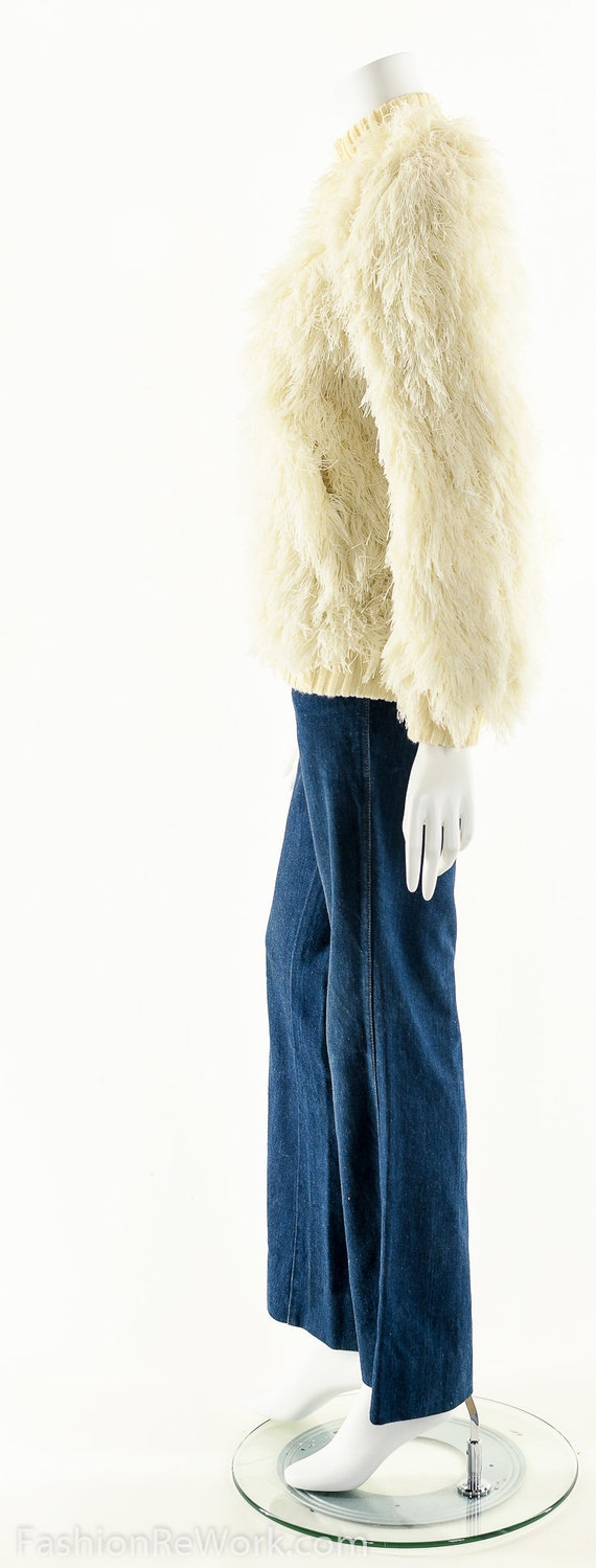 Arissa Shag Coat, Vintage Arissa White Shag Jacke… - image 6