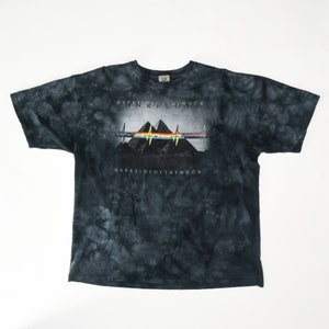 Pink Floyd &quot;Dark Side of the Moon&quot; Gray Tie Dye Tee