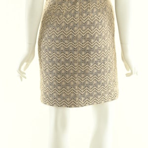 Crochet Lace Dress,Vintage Crochet Dress,Hand Crochet Dress,Knit Shift Dress,Mod Retro Dress,Vintage Pencil Dress,Bodycon Feminine Dress image 7