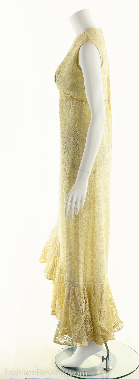 Bohemian Lace Wedding Dress - image 5